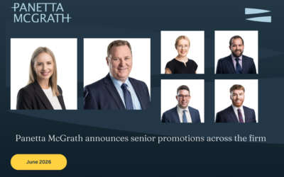 Panetta McGrath announces senior promotions across the firm
